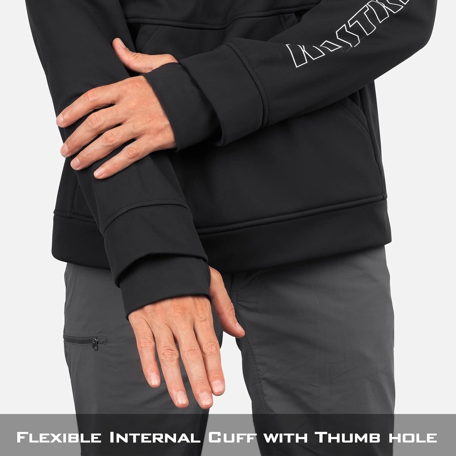 KastKing Mountain Mist Fishing Hoodie Water Resistant Windproof, Breathable Fleece Lining, Built-In Neck Gaiter & Thumb Holes - Image 5