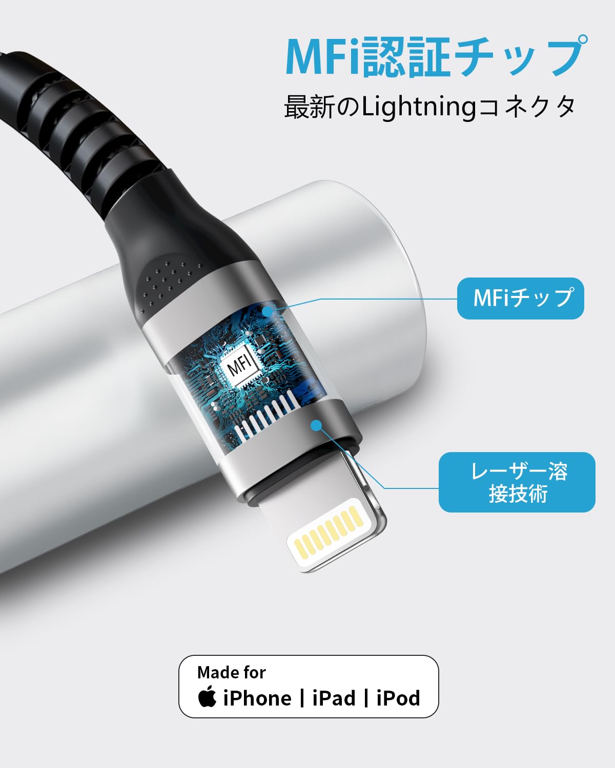 Amazon.co.jp: BLITEZZ USB Aからライトニングコード対応iPhone 充電