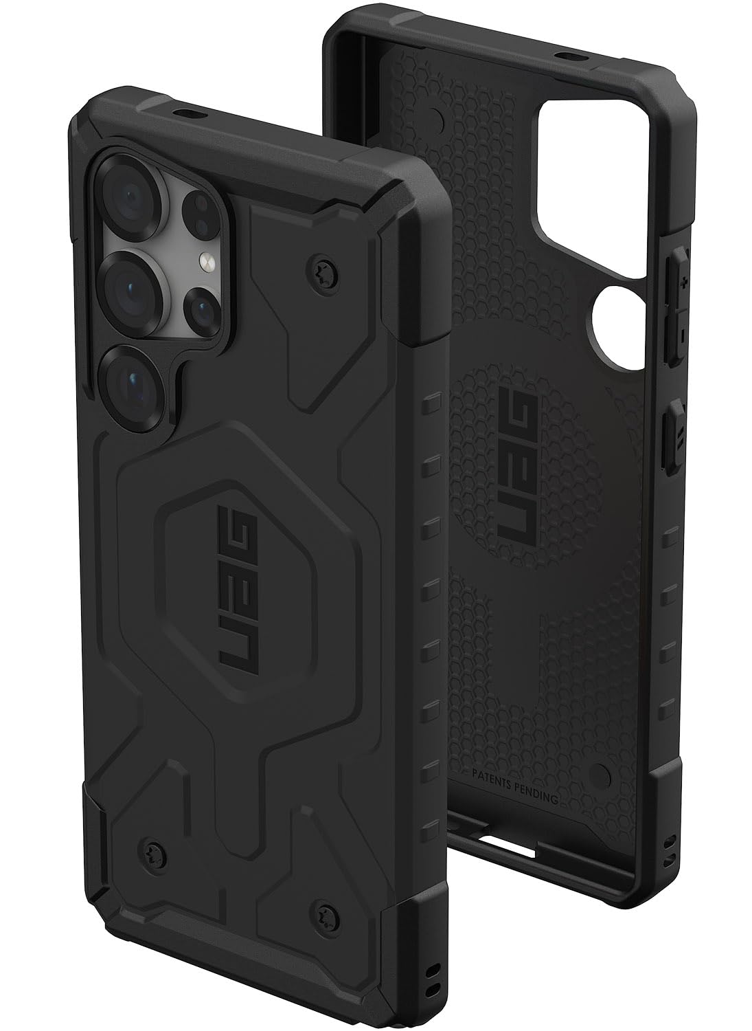 Urban Armor Gear Pathfinder Case Samsung Galaxy S25 Ultra Housse (Designed for Samsung, Compatible avec Le Chargement sans Fil, Coque pour téléphone Portable aux Normes Militaires) Noir