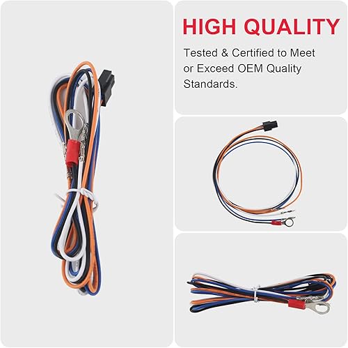 Miniatura 5 de Arnés de cableado de espejos de remolque para Chevy Silverado 1500 2500HD GMC Sierra 2014-2018 luces de carga para camiones luces direccionales de