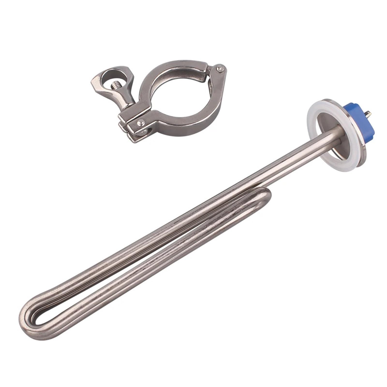 1,5 Tri-Clamp-Heizelement Tauchwarmwasserbereiter 240 V 2,5–5, kW SUS304 Stück(With clamp,240V_4500W 300MM)