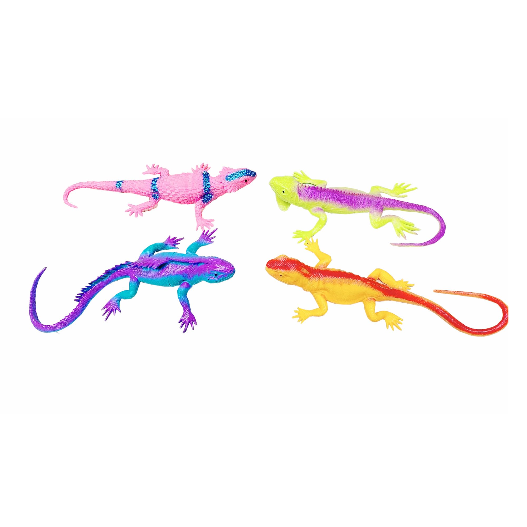 MACMERISE Galaxy Colorful Lizard Toy Set | 1-Piece Vibrant Lizard Figurine for Educational Play
