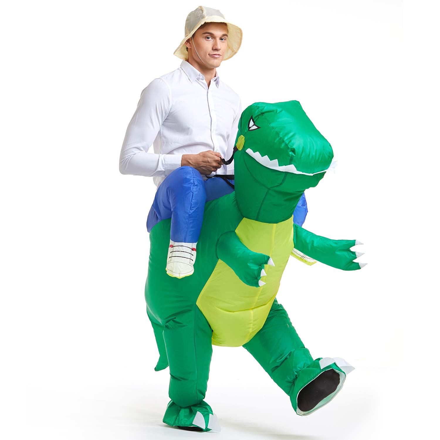 YEAHBEER Inflatable Dinosaur Costume TRex Fancy Dress...B073F7CMN1