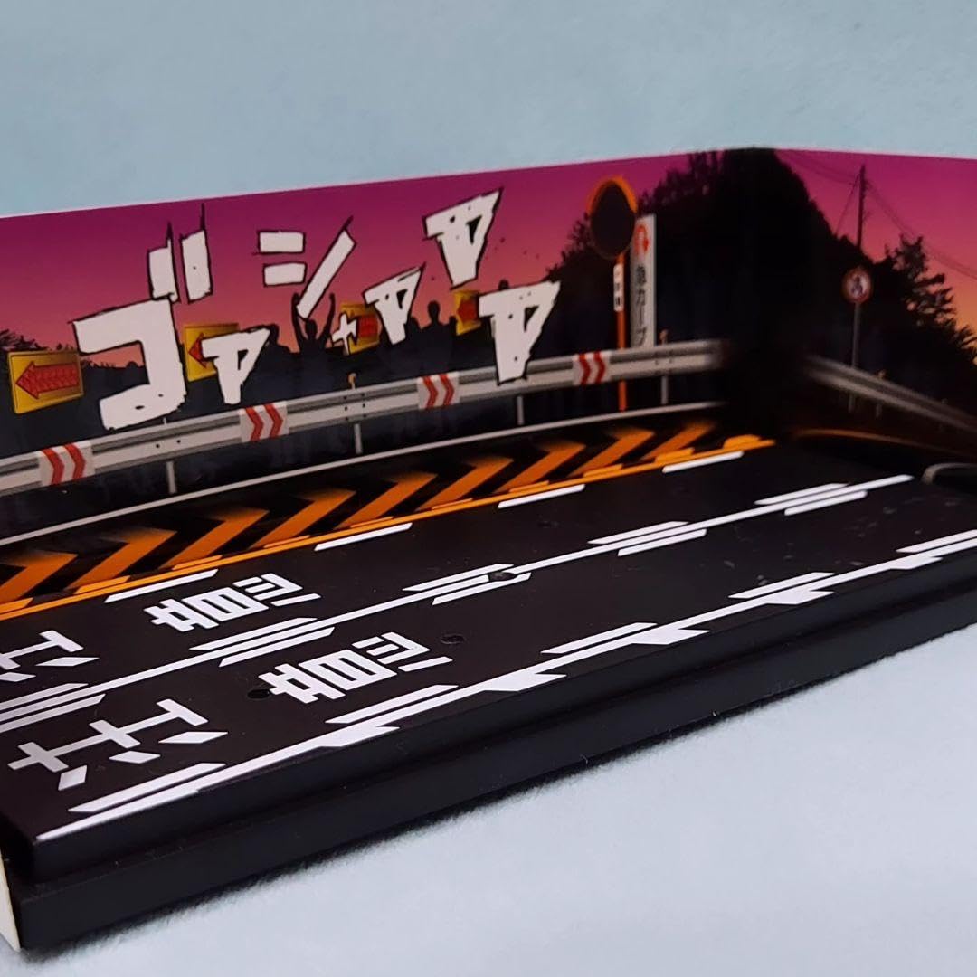 Amazon.co.jp: 164 ジオラマ ミニカー展示用台座と背景 D 峠