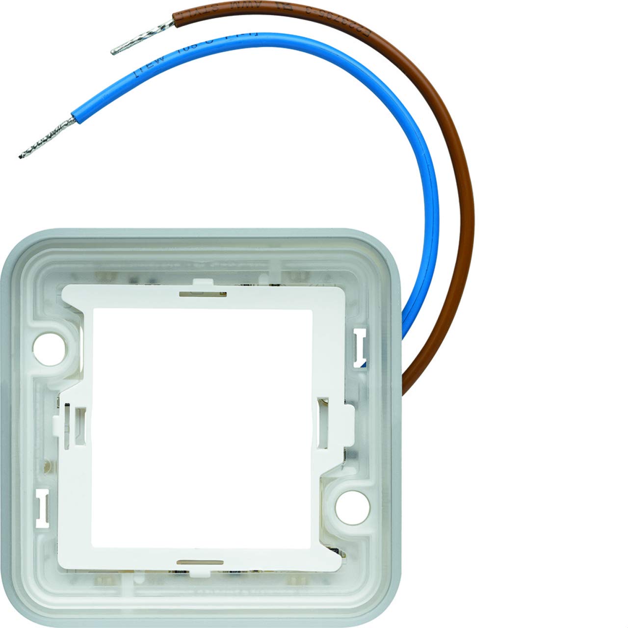 Anneau lumineux bleu bouton poussoir 12V 24V repère nuit