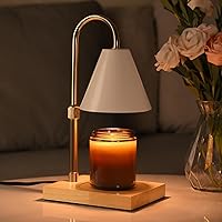 Vista 16 de SOKCVSEA Lámpara calentadora de velas, calentador de lámpara de vela con temporizador de altura ajustable, regalos de cumpleaños para mamá mujer