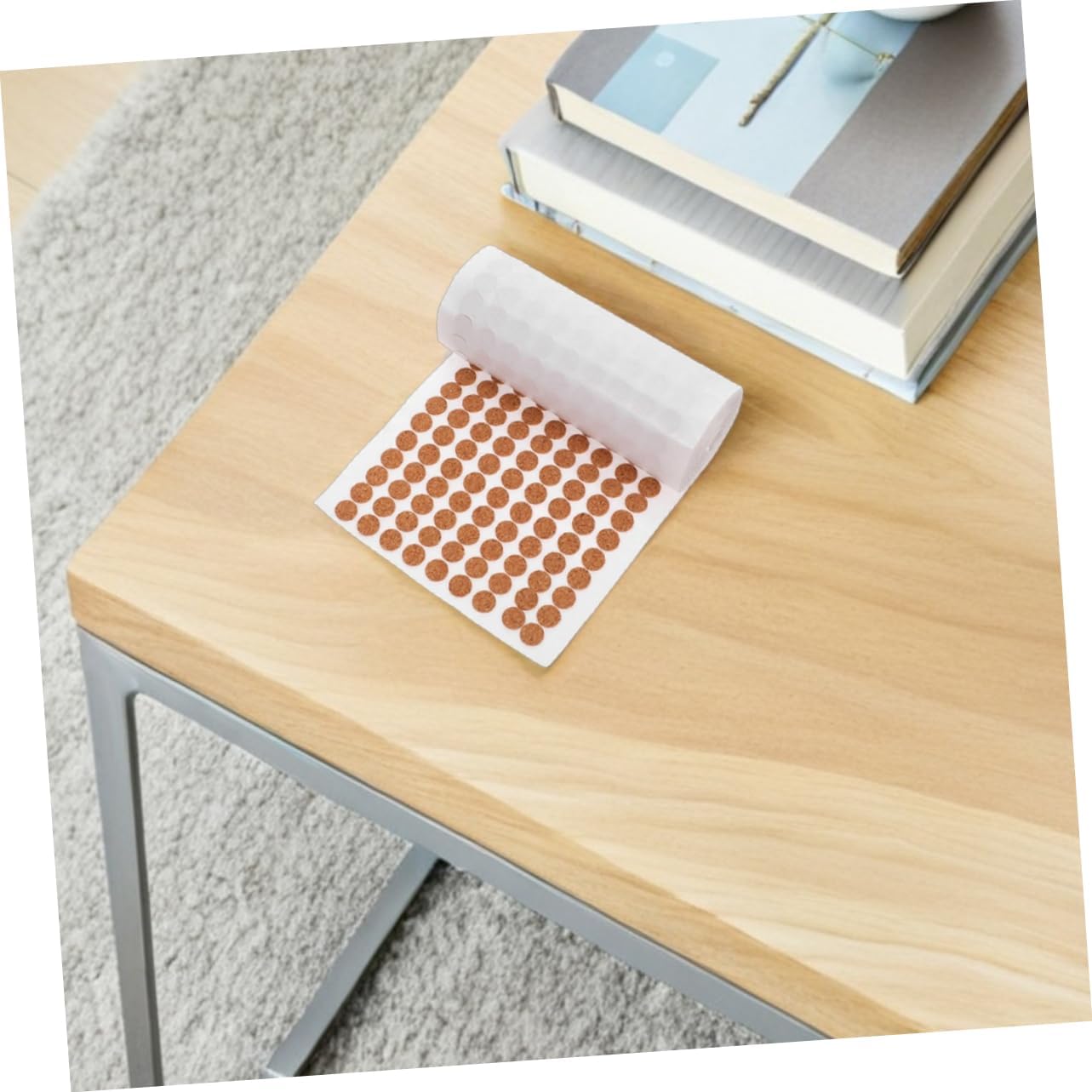 3rolls Cork Cabinet Door Bumpers Self-Adhesive Pads for Quiet Closing Surface Protection from Scratches Durable Impact Absorbing Cabinet Bumpers