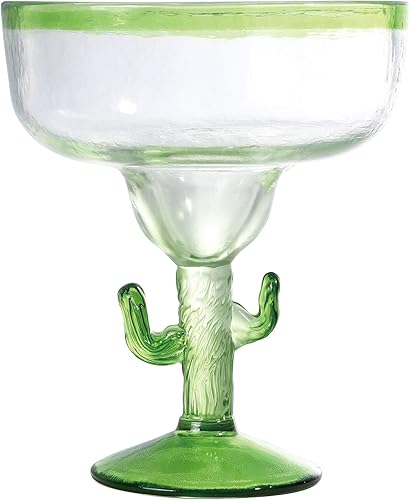 Miniatura 5 de Supreme Housewares Margarita Glasses Cactus Decor - Vasos de margarita de plástico acrílico duradero, 18 onzas, juego de 2, vasos de plástico