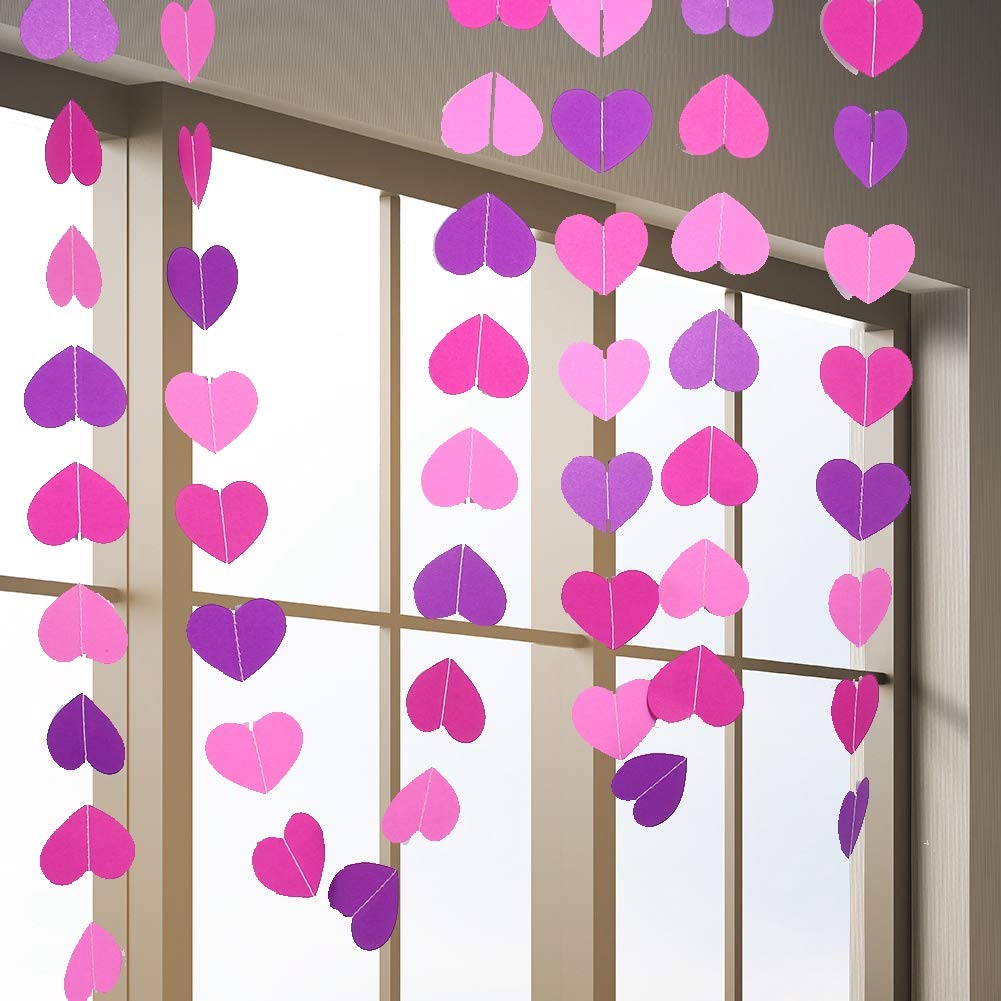 Guirlande De Coeur En Papier Decoration Mariage Saint - Canada