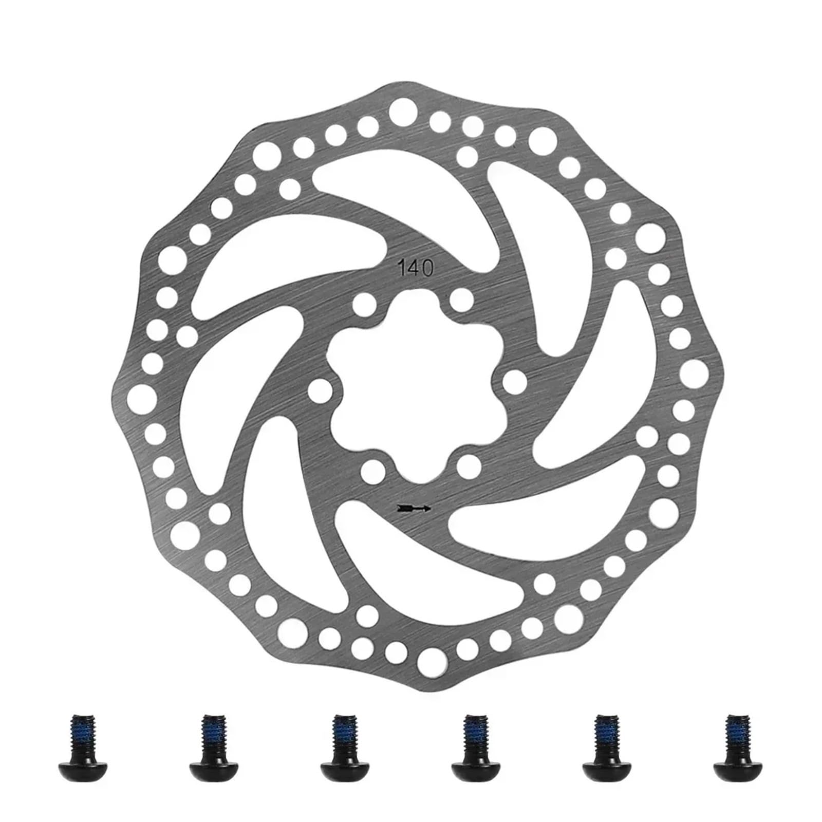 Compatibile con IX3 IX4 IX7 Pro Freno a disco for scooter elettrico con disco freno a 6 fori Rotore del freno a disco durevole Compatibile con IScooter IX3 IX4 IX7 Pro