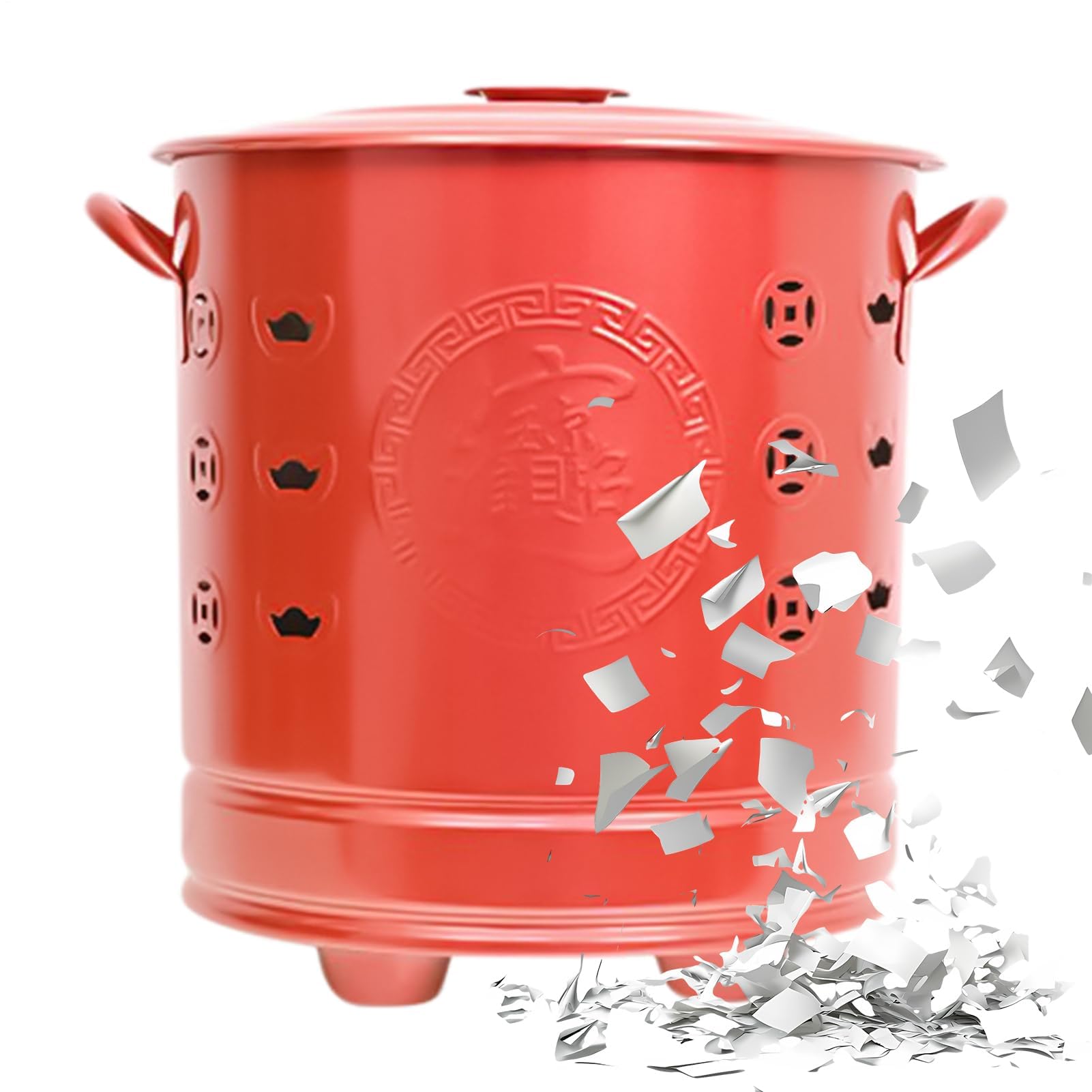 Foyer d'extérieur en acier inoxydable | Tonneaux de combustion pour une utilisation en extérieur | Poubelles pour déchets de bois | Cheminée de jardin, cour, patio, jardin, camping
