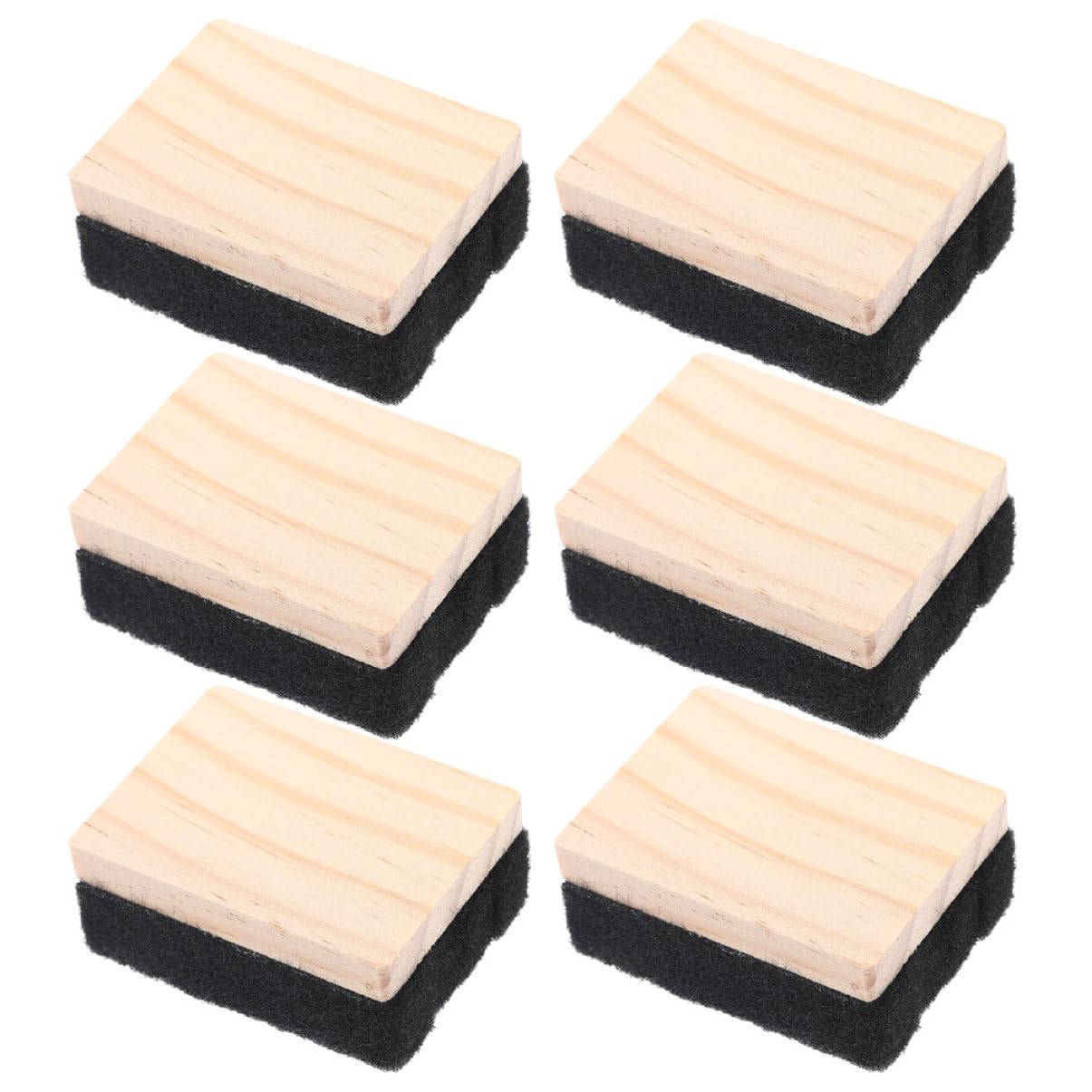 VILLCASE 5 Ensembles Gomme Pour Tableau Noir En Bois Tableau À Craie Calendrier Tableau Effaçable À Sec Gomme Électrique Grosse Gomme Marqueurs Pour Tableau Feutre 6 Pièces * 5