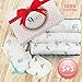 MAKI'S CONNECTING HEARTS Baby Muslin Swaddle Blankets 3 + 3 Pk Large100% Cotton Newborn Receiving Blanket
