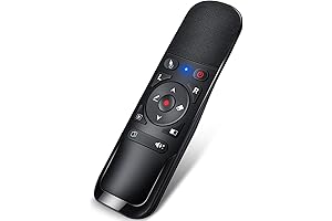 RF 2.4 GHz Wireless Presentation Clicker Mouse for Powerpoint, Air Mouse Function Presentation Control