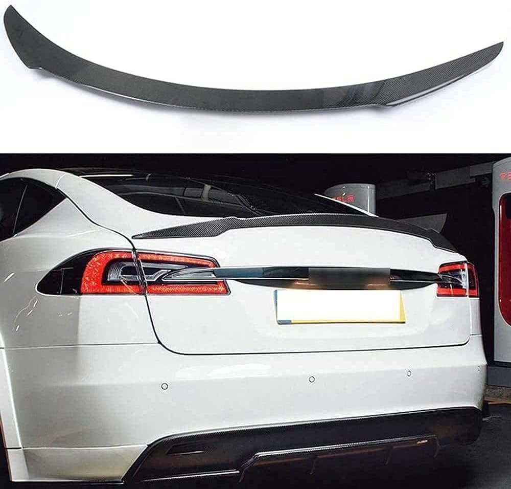 Aileron arriere Tesla Model S en carbone pour affirmer son style sur la route