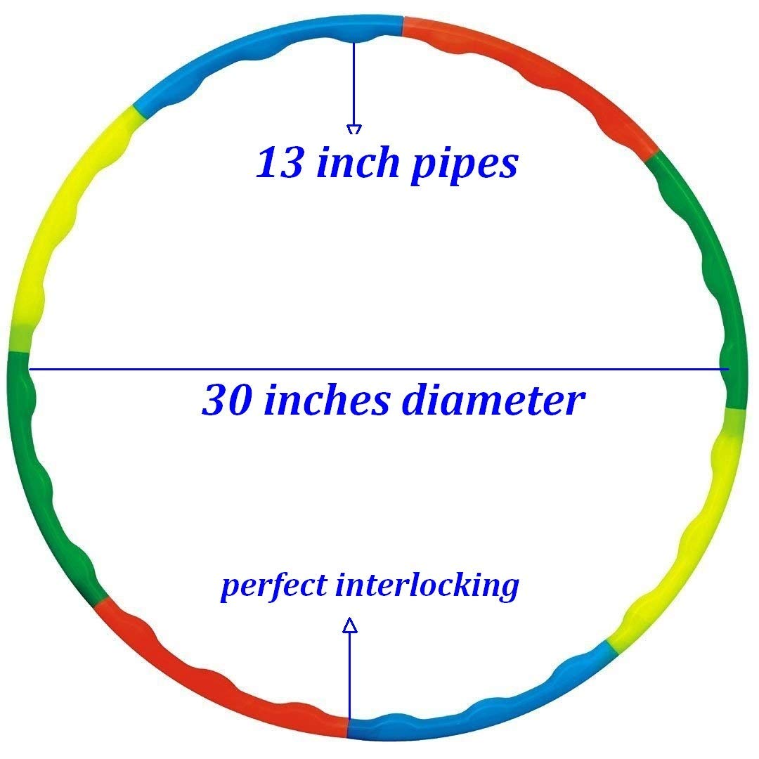 AvantiToys Hoopla Ring for Kids - Huppa Hulla Ring - Hula Hoop Exercise Ring/Exercise Ring Collapsible Kids Huppa/Hula Ring Exercise Ring for Aerobics,Gymnastic & Weight Loss