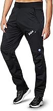 FDX Men’s Cycling Tights, 3D Padded, Thermal, Water Resistant, Lightweight, Super Roubaix Fabric, Winter Cycle Trousers, Bike Riding Pants, Highly Elasticated Bicycle Leggings