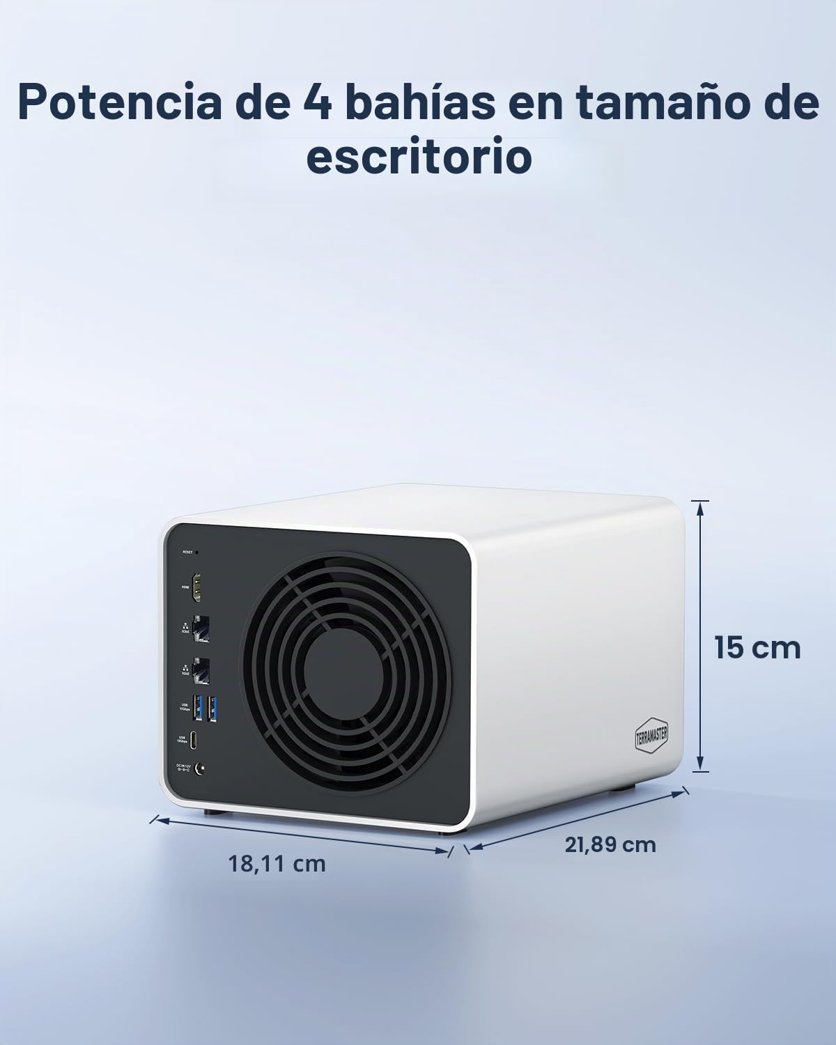 TERRAMASTER F4-425 Pro Almacenamiento NAS: 4 bahías, Intel N305 8 núcleos, 8GB RAM, Dual 5GbE LAN, 3 Ranuras M.2, Tos 7 IA nativa y OpenClaw, Servidor Multimedia(Sin Discos) | Intel N305 de 8 núcleos, AI-Native OS TOS 7 con OpenClaw, 8 GB de RAM, LAN dual