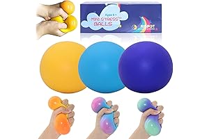 3pk Anti-Stress Balls For Adults And Kids