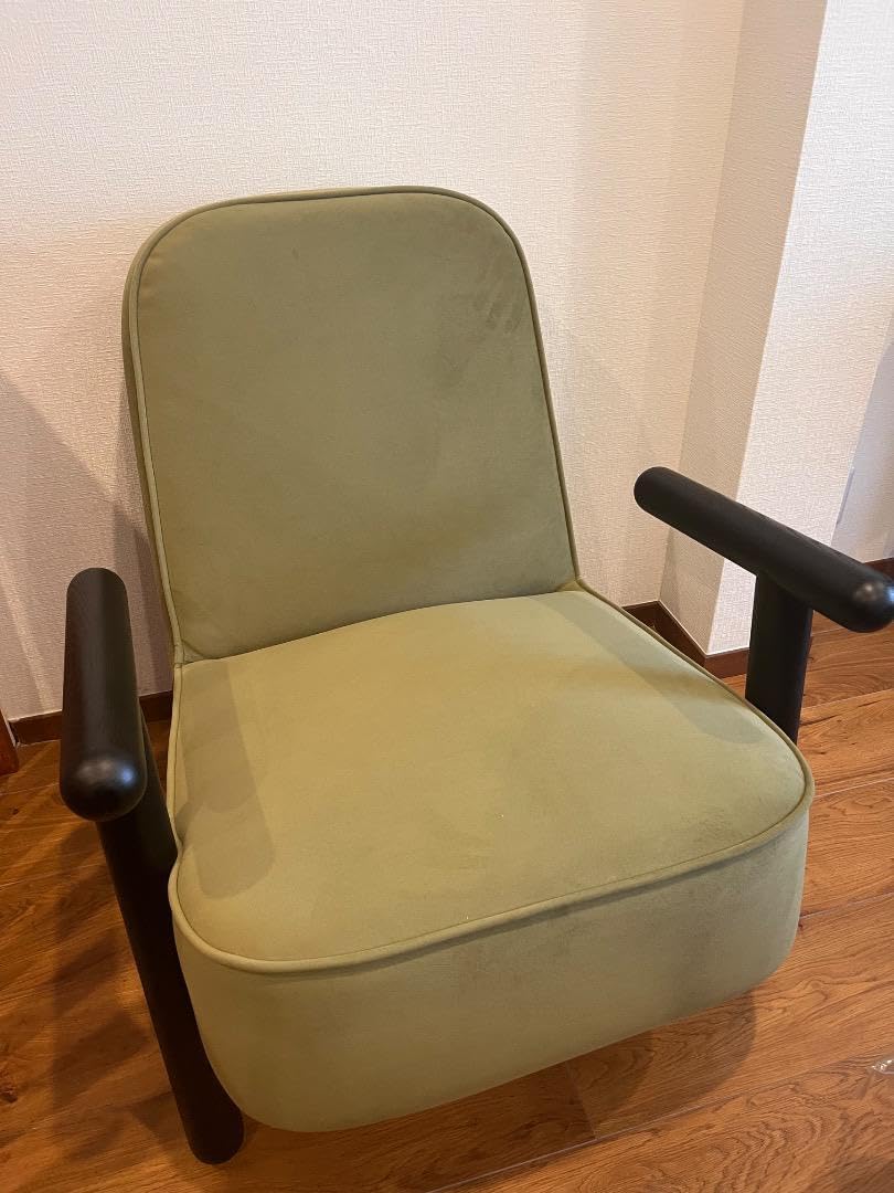 緑色 ファブリック 1人掛けソファ ファブリック ソファー 1人