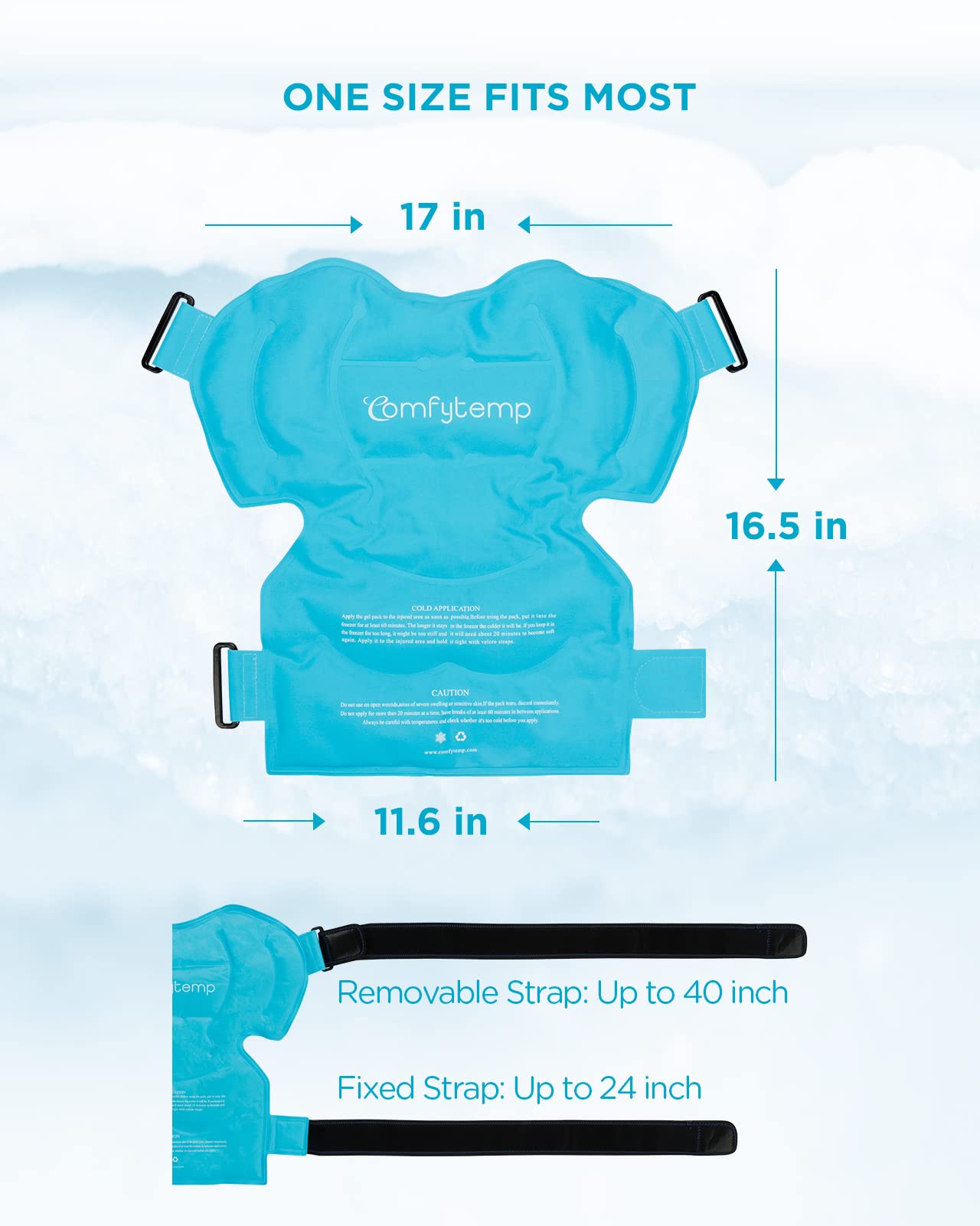 Buy Comfytemp Shoulder Ice Pack Rotator Cuff Cold Therapy, Reusable