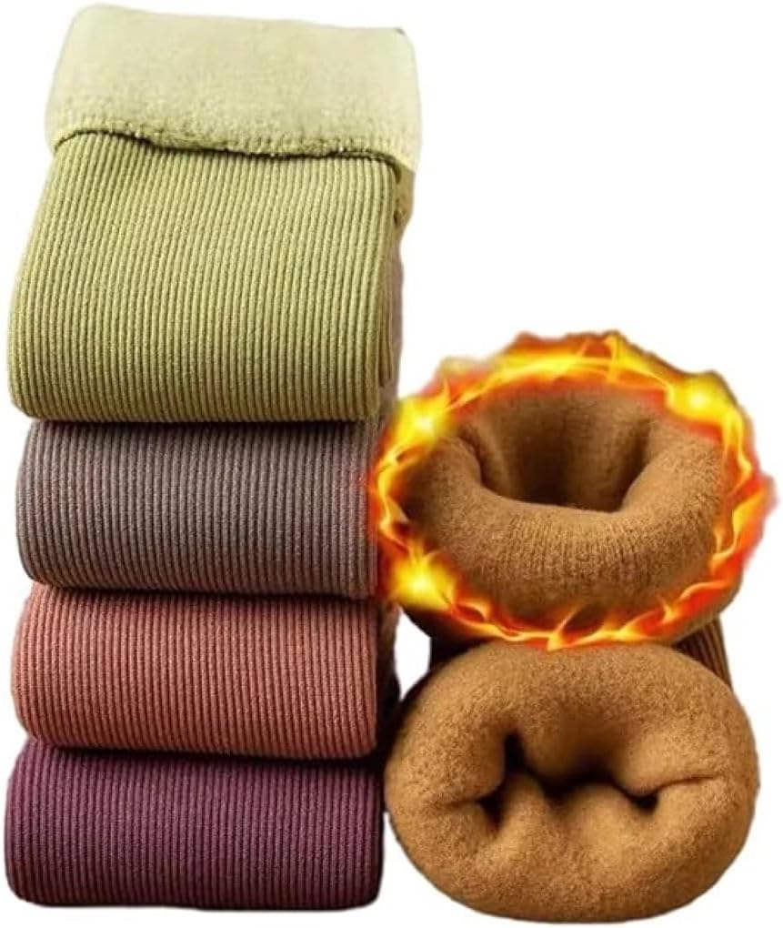 INFISPACEBoy's & Girl's Warm Winter Snow Fur Socks| Fuzzy Fur Ankle length Socks for Kids (Pack fo 4)
