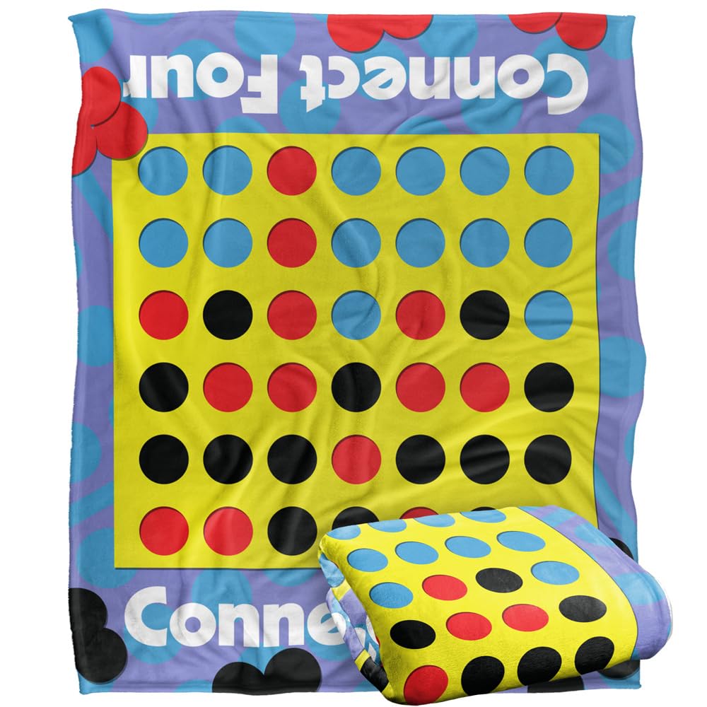 Plaid Connect Four Board LOGOVISION pour des soirées cocooning confortables au salon