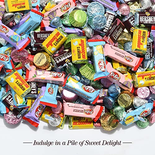 Easter Candy Mix - 4 Pound Bag of Assorted Chocolate Treats, Including KitKat, Hershey\'s Miniatures, Hershey\'s Kisses, and Miniature Peanut Butter Cups