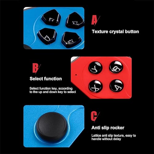 Miniatura 3 de XIXIMENG X12 Plus 7 pulgadas portátil doble joystick controlador de juego Spupport salida AV TF tarjeta incorporada 10000+ juegos consola de