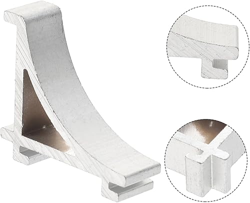 Miniatura 8 de ABOOFAN 32 ganchos de repuesto para estante de gabinete, soporte de estante de pared, soporte para estante refrigerador, soporte duradero para