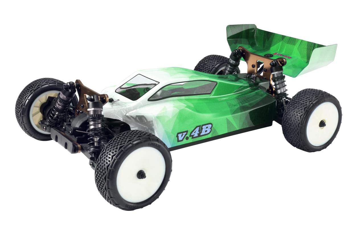 Buggy | 80KMH | Small Compact Design | RC car 1:10 scale | 4WD | Off Road Buggy | Upgraded LCD Radio (Green)