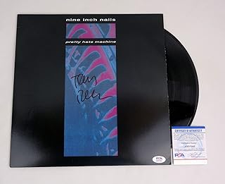 Pretty Hate Machine Vinyl Record Album Signed Autographed By Trent Reznor of Nine Inch Nails NIN PSA/DNA COA