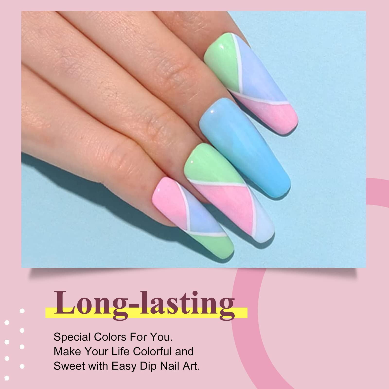 3pcs 28g/Box Multi Colorful Dipping Powder Without Lamp Cure Nails Dip  Powder Summer Gel Nail Color Powder Natural Dry (37-40-41) : Beauty &  Personal Care - Amazon.com