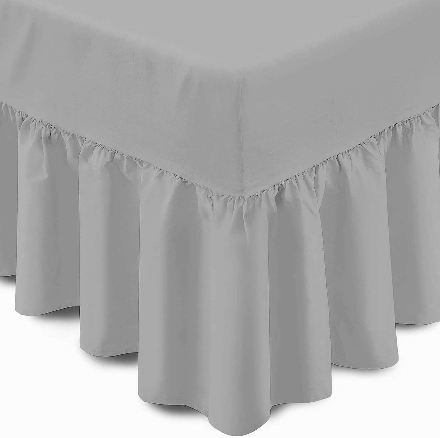 Cotton Comfort Bedding Valance Double Fitted Sheet 100 Egyptian Cotton