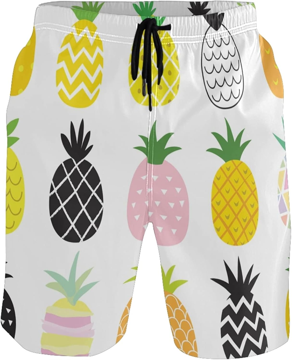 Pineapple Swim Trunks Men Funny, Fun Swim Trunks Guys Board Shorts,Pineapple Set 4670012 AT948