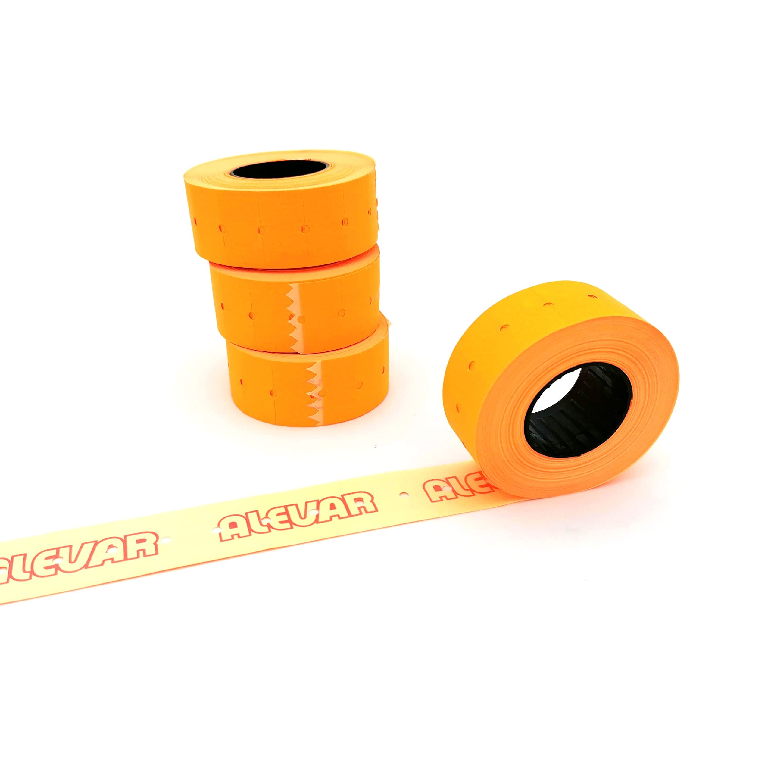 Alevar 2106/PAR Price Labels Rolls, Orange Neon