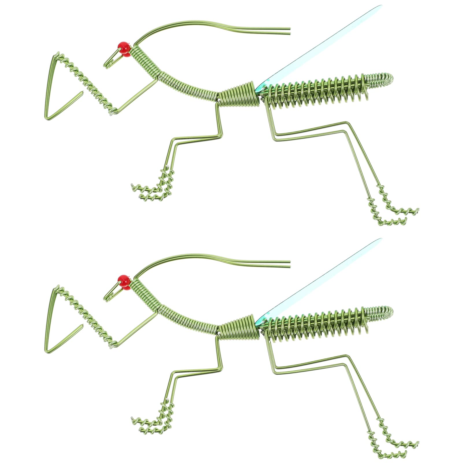 NUOBESTY Realistic Mantis Model Handmade Simulation Praying Mantis Ornament for Home Office Decor 4.72 Inch Detailed Figurine Collectible Toy