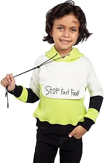 بيجامة ولادي "Fast Food" شتوي، تصميم عصري ودافئ للفصل البارد - كود 100