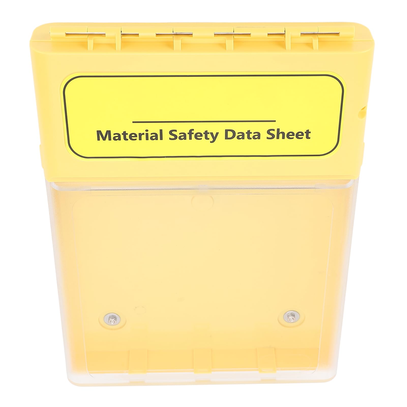 Custodia Organizer Trasparente Portatile, Scatola di Archiviazione Documenti Visibile, Scatola di File MSDS Resistente Alla Polvere e All'acqua per Organizzare Carta A4, Lettere,