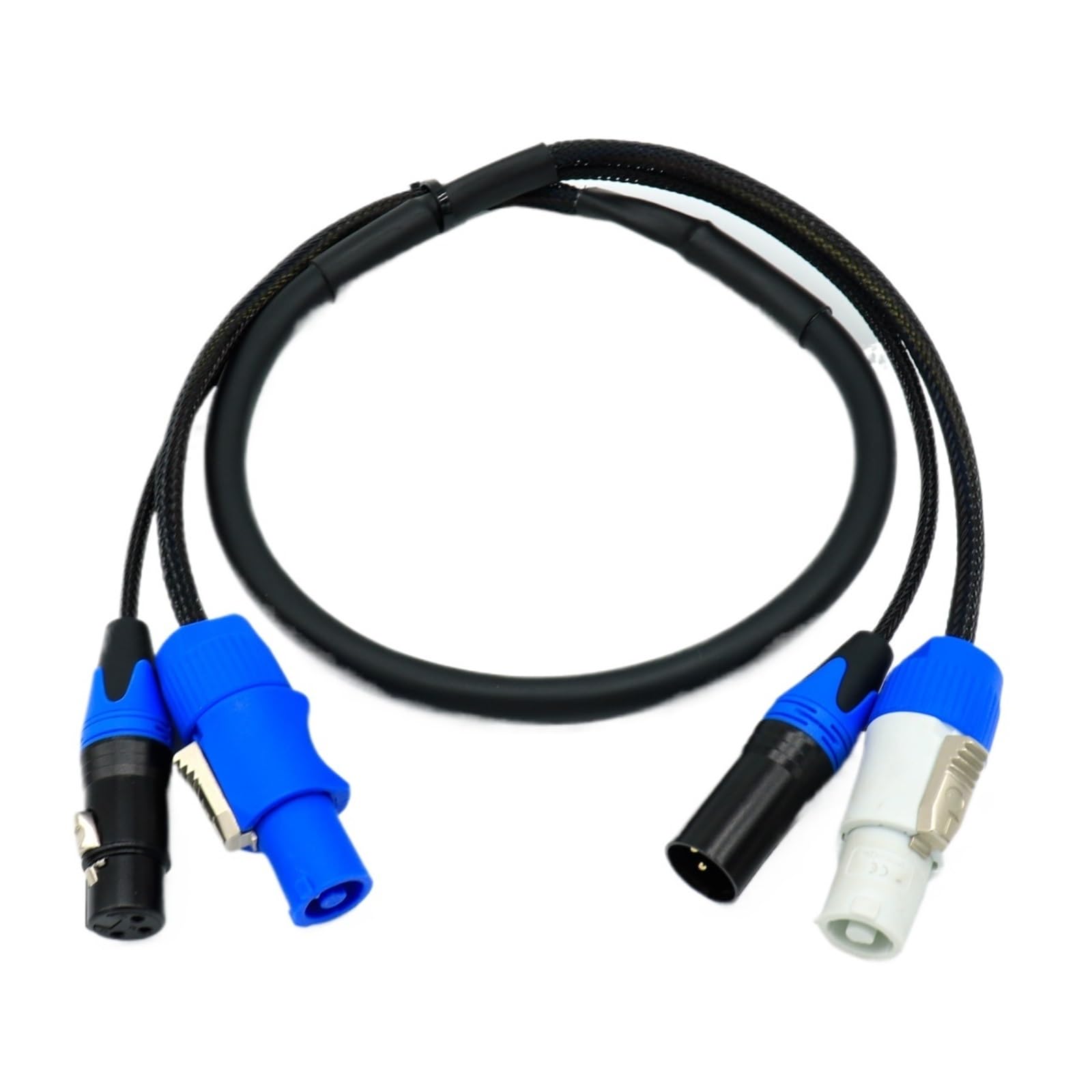 Kabel kombinowany DMX 1-5 m z wejściem/wyjściem i złączem XLR dla urządzeń oświetleniowych scenicznych(5m)