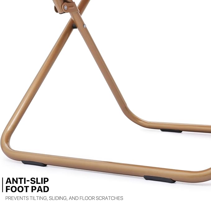 Sillón Plegable Redondo Peluche Púrpura con Puff miniatura 8