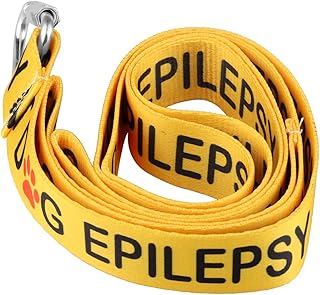 PWHAOO Epilepsy Alert Dog Lead Emergency Medical Dog Leash Epilepsy Medical Alert Gift Alert Lead Medical Lead (Epilepsy Alert Leash)