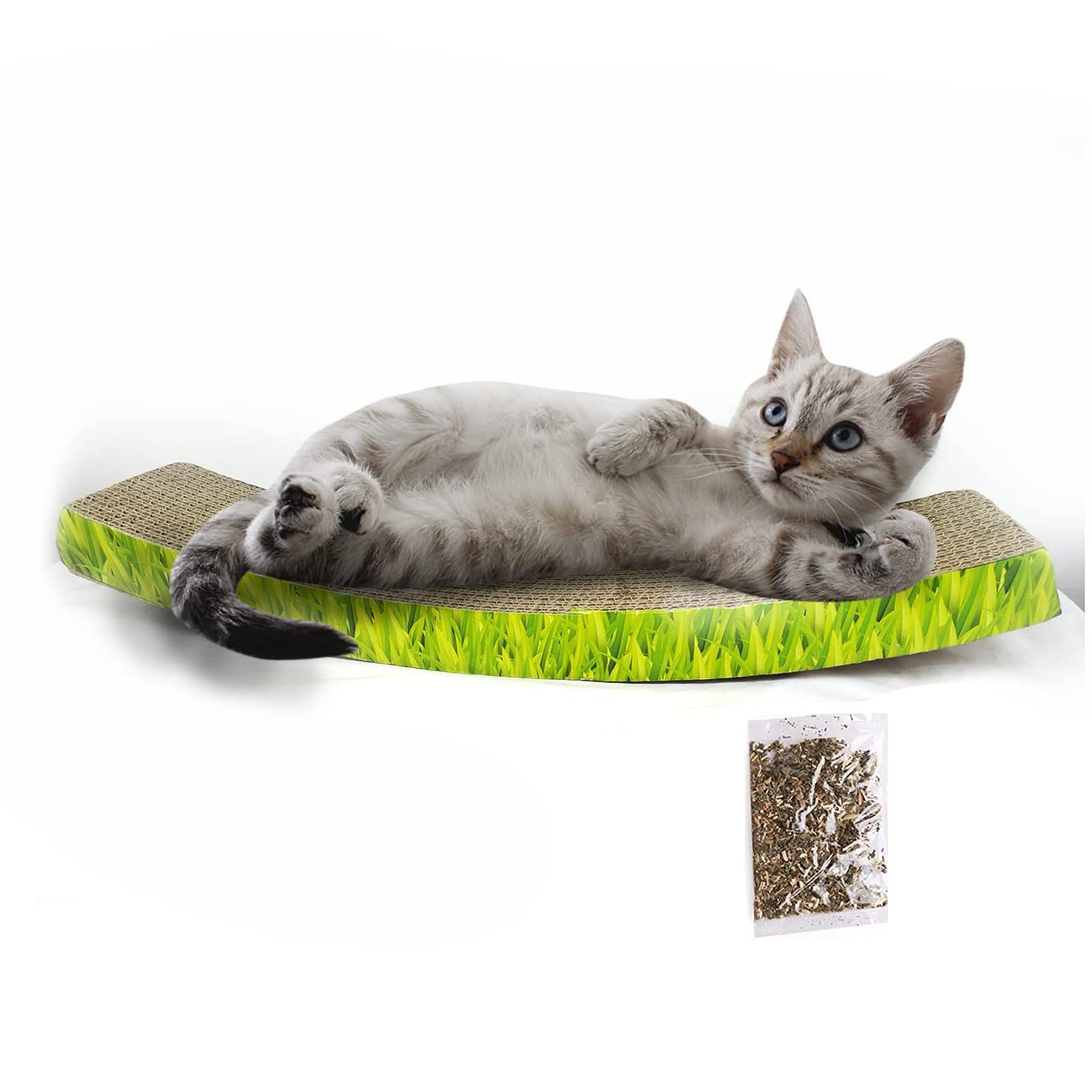 Emily Pets Arch Shape Design Double-Sided Anti-Slip Cardboard Reversible Cat Scratch Pad for Cats with Catnip (Arch) (B0BDFCHL4G) Amazon Price History, Amazon Price Tracker