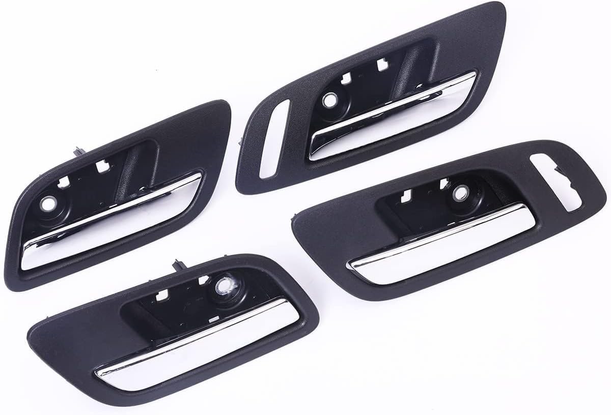 Interior Door Handles Compatible with 2007-2013 Escalade Silverado Tahoe Suburban Avalanche Yukon XL Sierra Set of 4 Inside 15947936 15935954 15939073 15939084