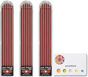 Mitsubishi Pencil Uni Field 2.0mm Mechanical Pencil Lead - Red Core, 10 Pieces For Construction & Marking