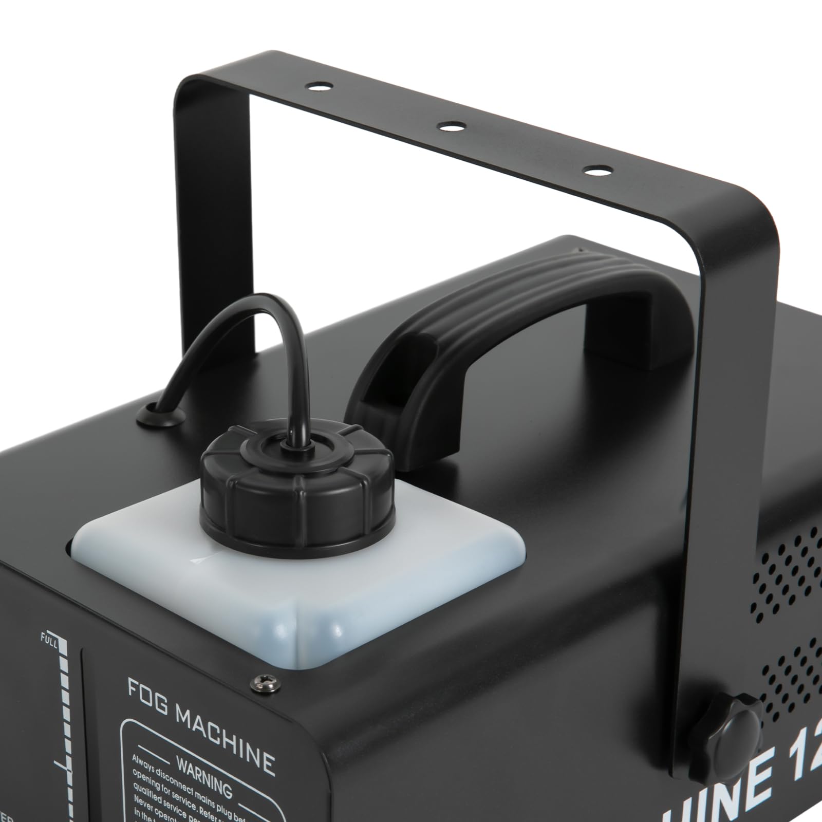 Macchina per fumo, 1200 W, doppio ugello a iniezione diretta, fumatori con 18 LED RGB, effetto palcoscenico, attrezzatura con telecomando, grande volume di spruzzo per matrimoni, effetto palcoscenico