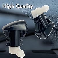 Vista 4 de Kit de 2 boquillas para limpiaparabrisas compatible con 2013-2016 Dart # 68081370AB