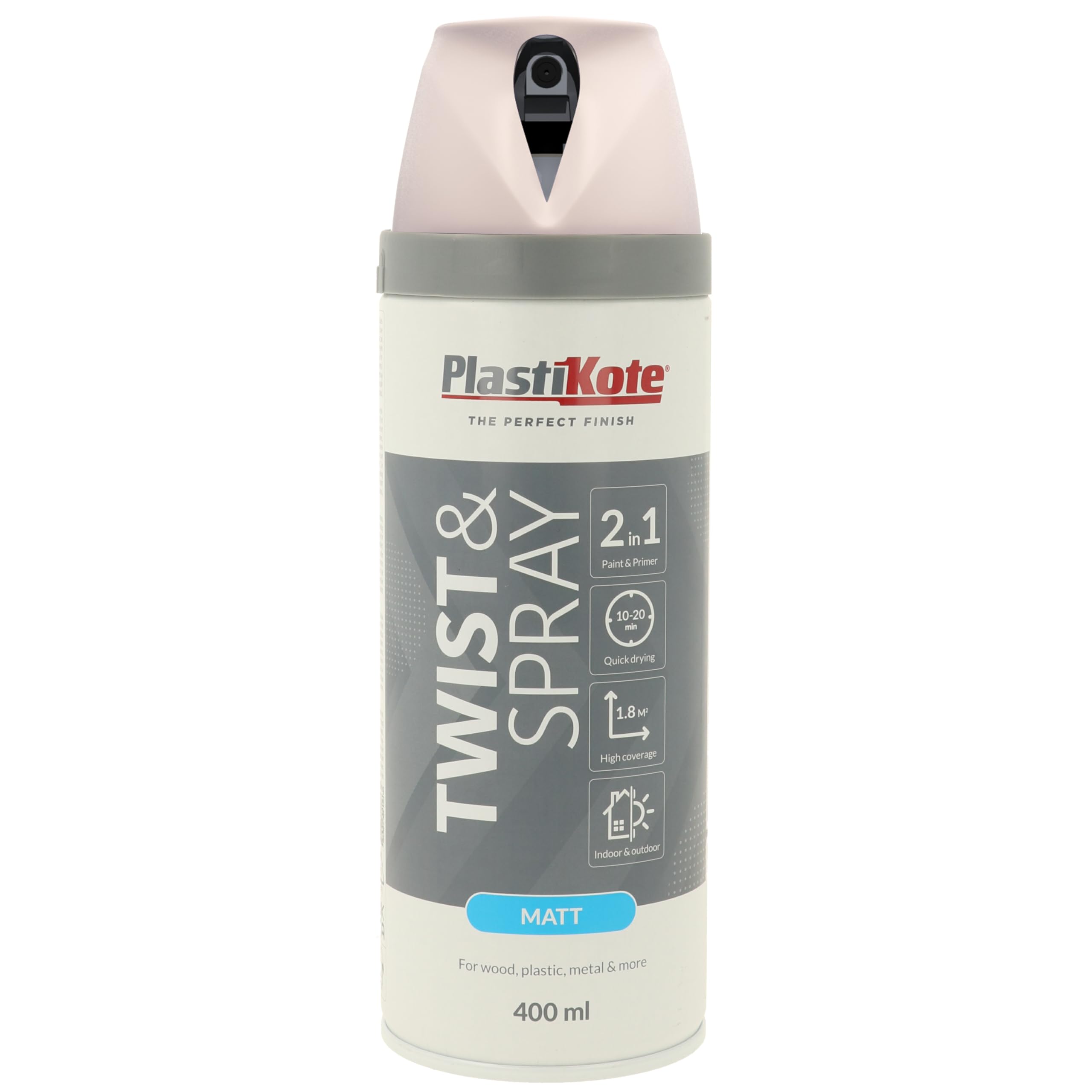 PlastiKote 023103 Twist & Spray antique white matt 400 ml