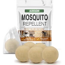 AUDQQM Mosquito Repellent Outdoor Patio, Mosquito Repellent Balls, Mosquitoes Deterrent for Yard-5P