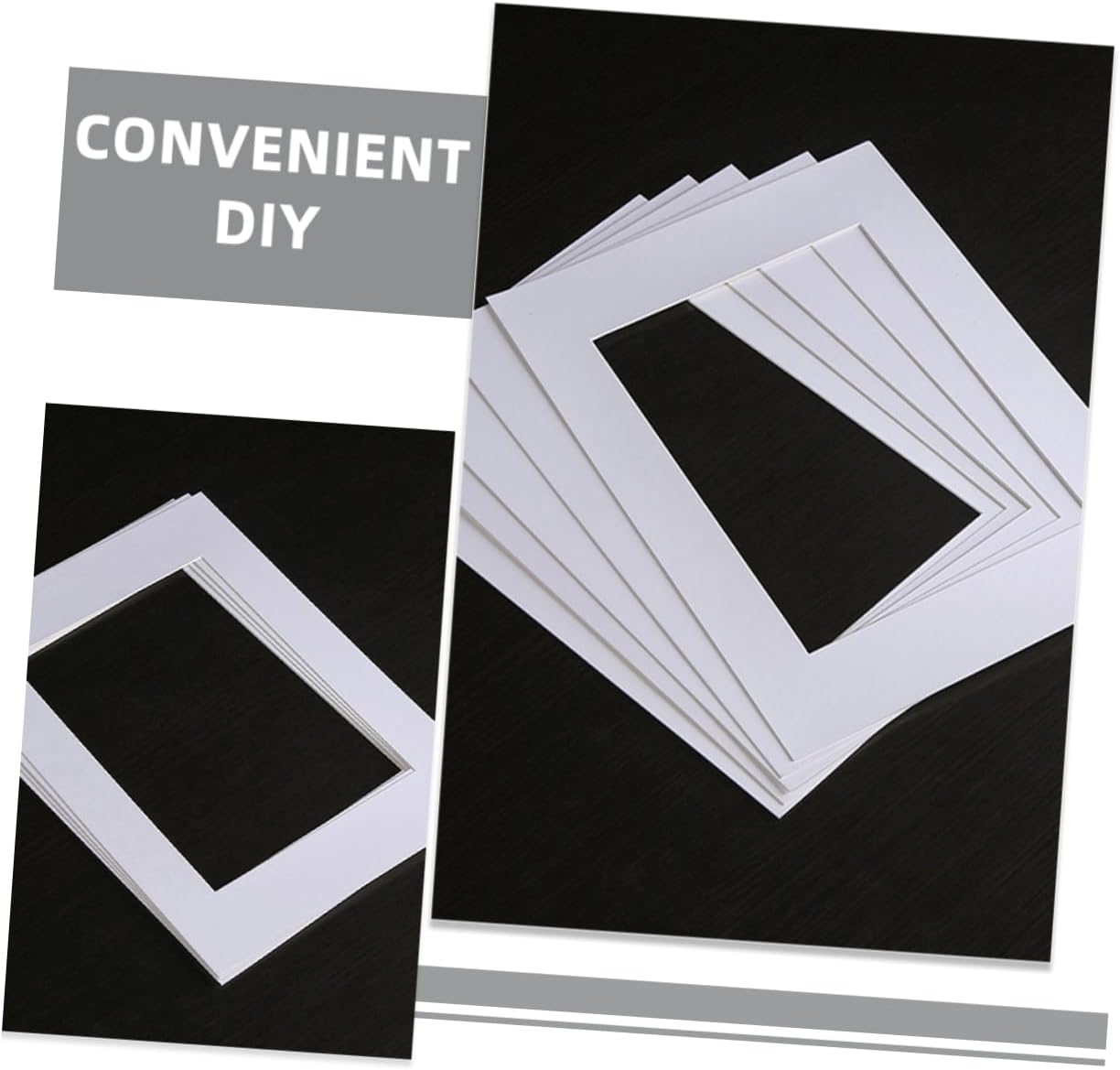 15pcs Photo Mats for Framing Pre-cut Picture Mats for Artwork and Oil Paintings Matting Boards for Home and Photo Display